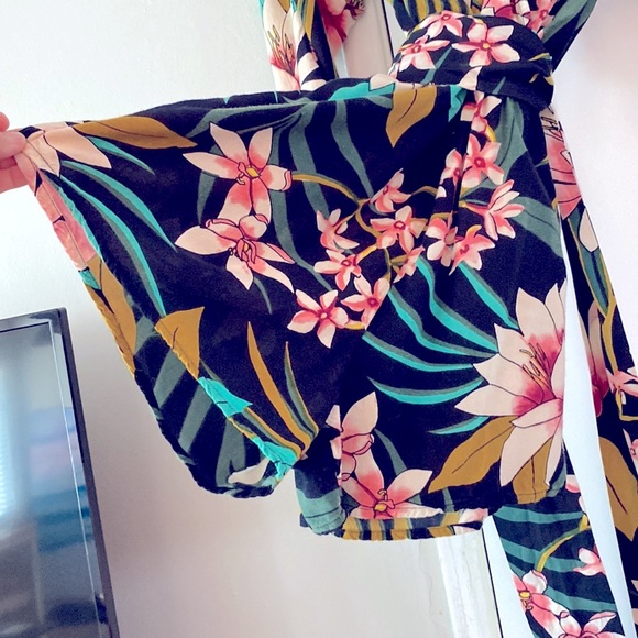 Billabong Floral Romper Jumpsuit - Picture 6 of 16